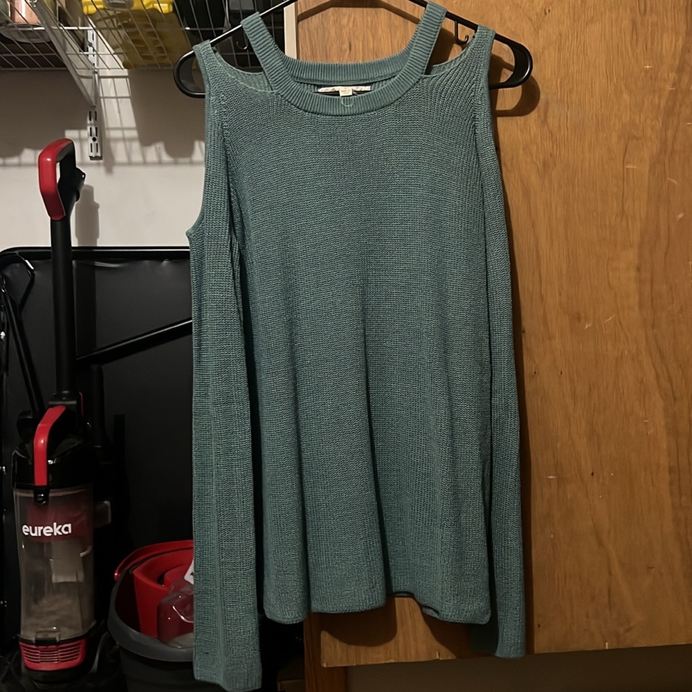 Pink Republic Teal Knit Sweater